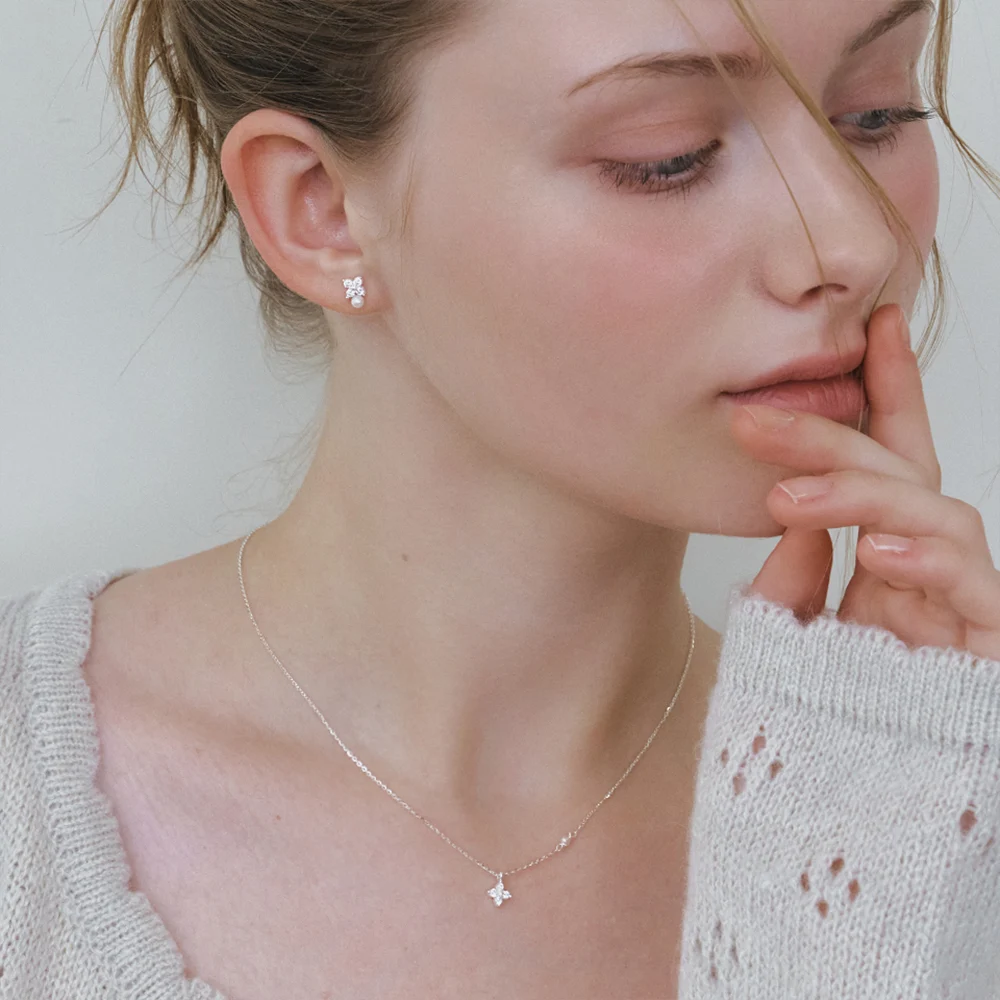 신세계인터넷면세점-앵브록스-necklace-starflower pearl necklace