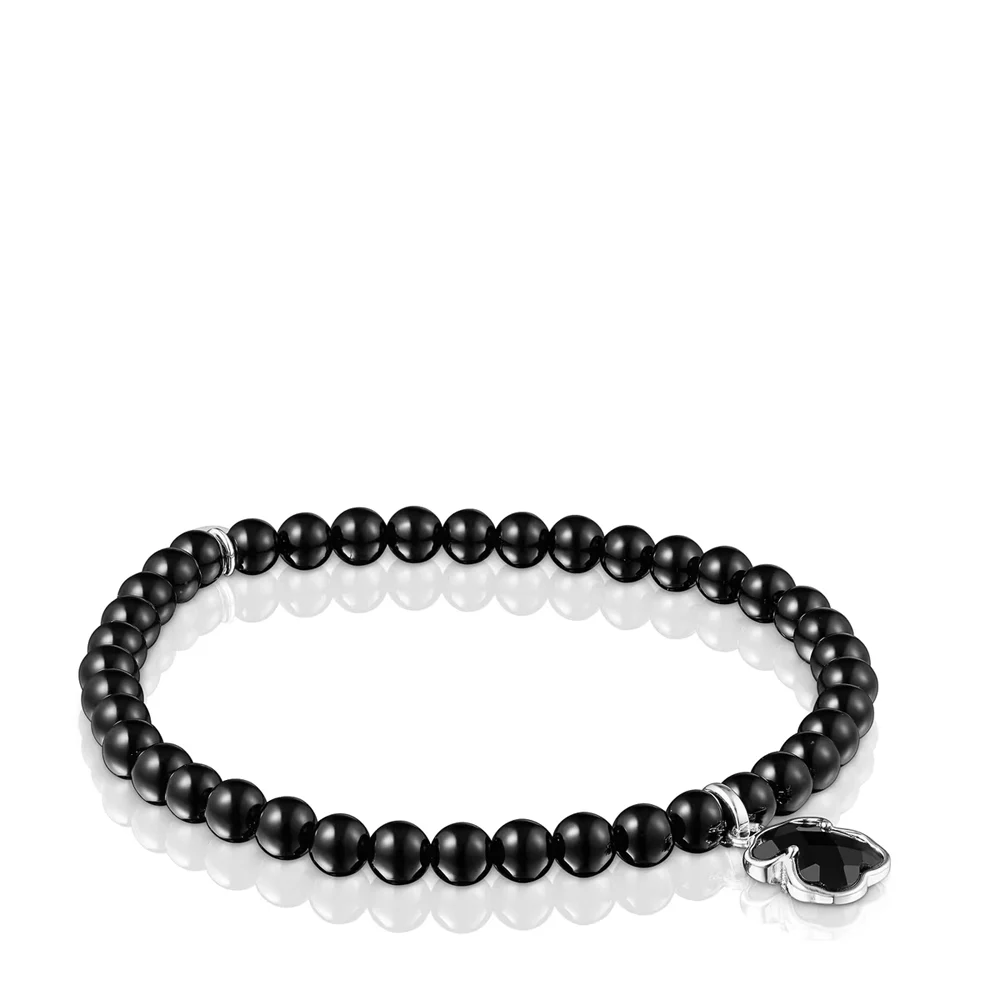 신세계인터넷면세점-토스-bracelet-Silver and onyx TOUS Icon Color bracelet