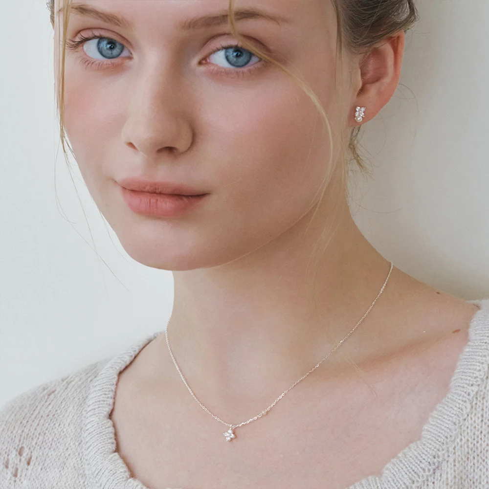 신세계인터넷면세점-앵브록스-necklace-starflower pearl necklace