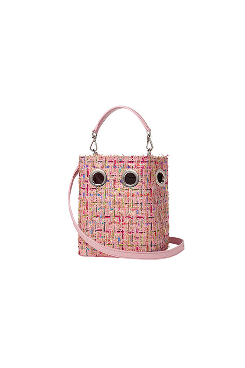 [코이무이] Mini Nana Bag (Pink tweed)