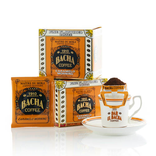 韩际新世界网上免税店-BACHACOFFEE-COFFEE-Caramelo Morning Coffee Bag Giftbox (12 bags)   
