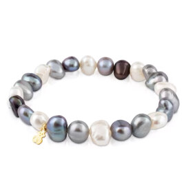 Gold Sweet Dolls Bracelet with baroque pearls