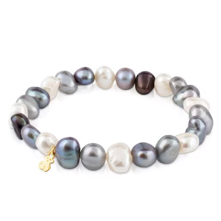 Gold Sweet Dolls Bracelet with baroque pearls