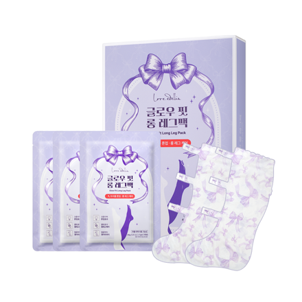 러브에델리스 글로우 핏 롱 레그팩 3매