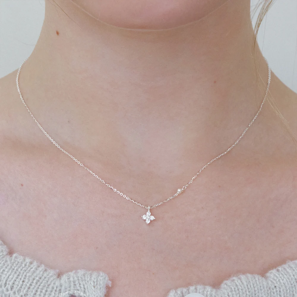 신세계인터넷면세점-앵브록스-necklace-starflower pearl necklace
