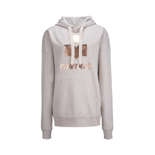 ISABEL MARANT_MANSEL LOGO HOODIE_ECRU 36