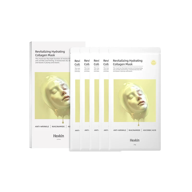 신세계인터넷면세점-헤스킨-FaceMasksTreatments-리바이탈라이징 하이드레이팅 콜라겐 마스크 23g*5ea