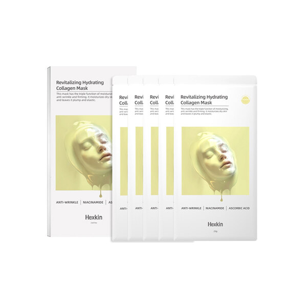 신세계인터넷면세점-헤스킨-FaceMasksTreatments-리바이탈라이징 하이드레이팅 콜라겐 마스크 23g*5ea