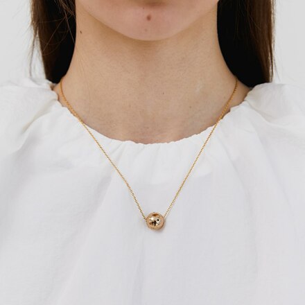 cosmic pierce necklace - gold