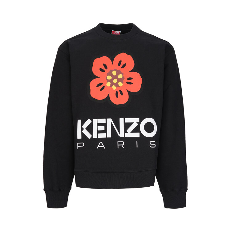 韩际新世界网上免税店-KENZO-服饰-BOKE FLOWER SWEATSHIRT - BLACK