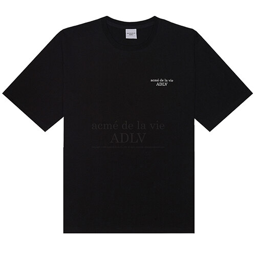 韩际新世界网上免税店-ACME DE LA VIE-服饰-ADLV SHORT SLEEVE T-SHIRT BASIC BLACK