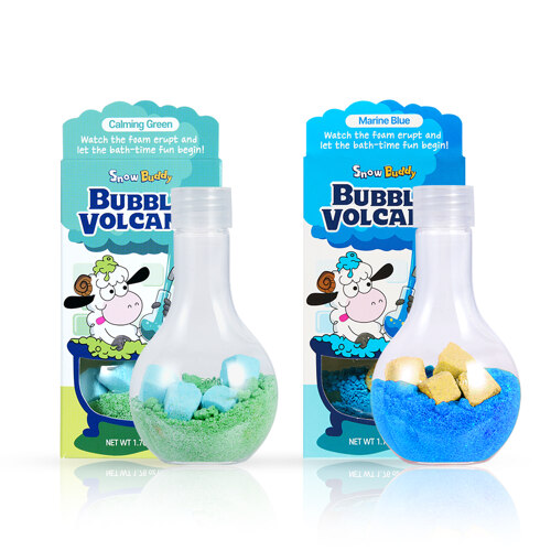 [신세계단독]버블 볼케이노 입욕제 2종세트, 100g (그린+블루)