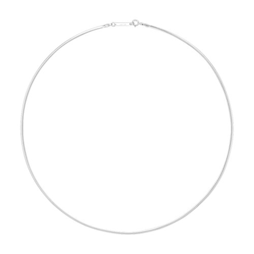 Un.silver.161 / flat soir necklace (long ver.)