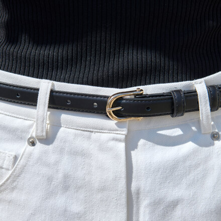 #Gold&Black / The Meridian Classic 细款皮带