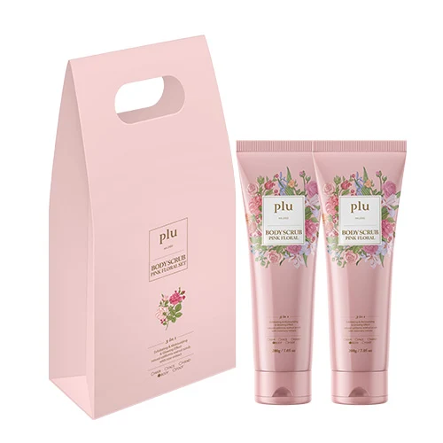 핑크플로럴 바디스크럽 200g 2개입 선물세트