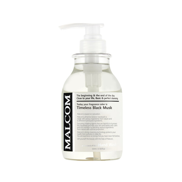 신세계인터넷면세점-말콤-Handcare-약산성 알러지프리 핸드워시 타임리스 블랙머스크520ml