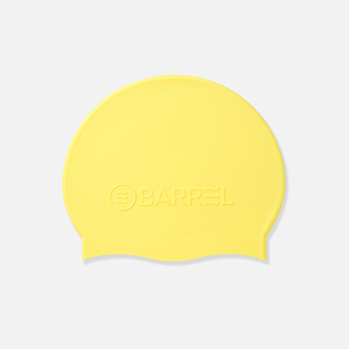 韩际新世界网上免税店-BARREL-SWIMEQUIPMENT-Basic embossing silicone swim cap Lemon 泳帽