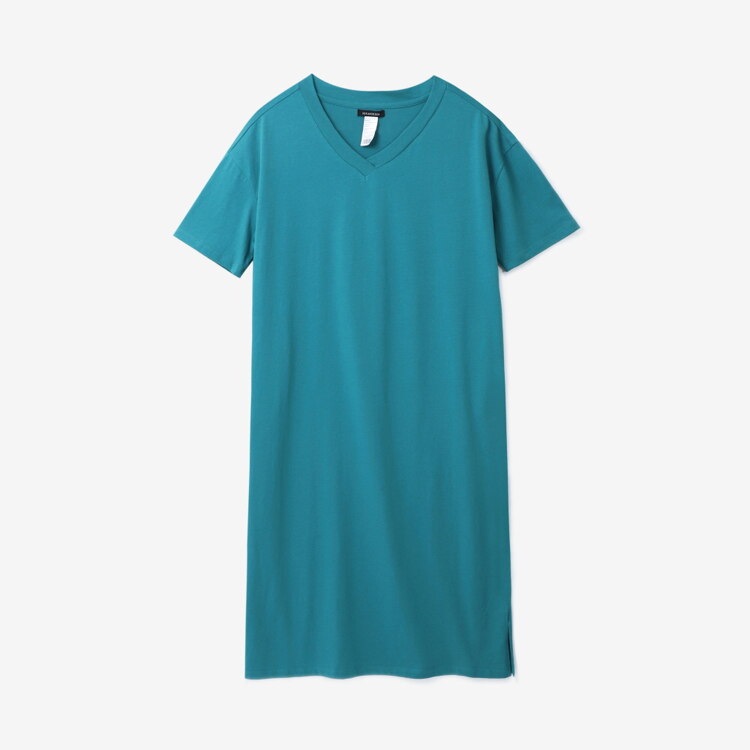 韩际新世界网上免税店-SEKANSKEEN-服饰-Organic Cotton Daily Half-Sleeved Pocket Long Dress