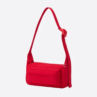 RELIEF HOBO BAG S RED