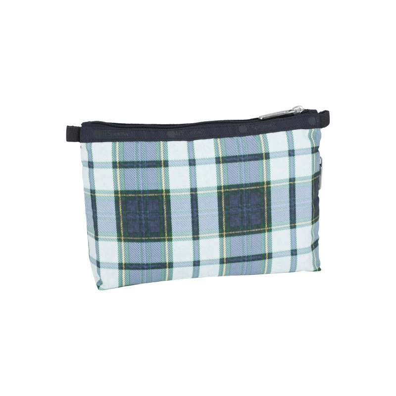 신세계인터넷면세점-레스포색-메이크업도구-CLS COSMETIC CLUTCH DEEP BLUE TARTAN