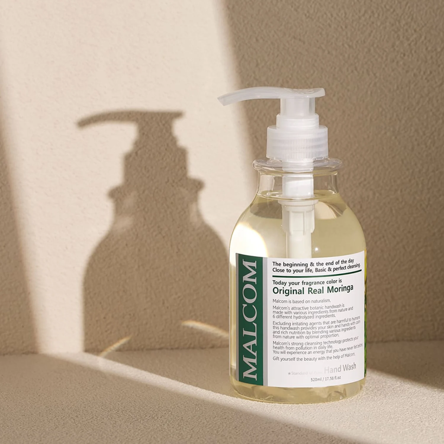 신세계인터넷면세점-말콤-Handcare-약산성 알러지프리 핸드워시 드라이 화이트머스크520ml
