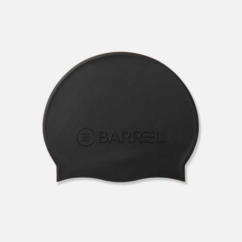 韩际新世界网上免税店-BARREL-SWIM EQUIPMENT-Basic embossing silicone swim cap Black 泳帽
