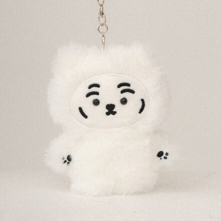 무직타이거 털뭉치 뚱랑이 인형 키링 백호