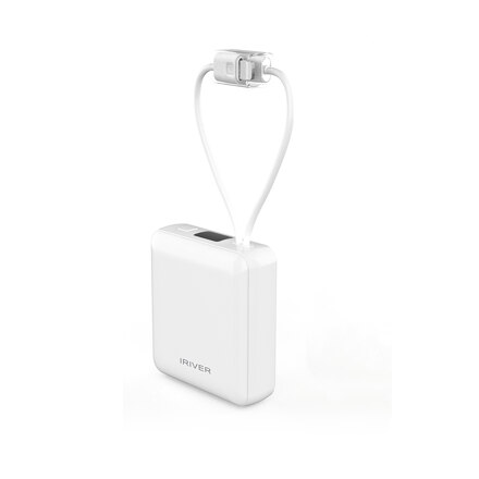 고속 미니 일체형 보조배터리 10000mAh(화이트)