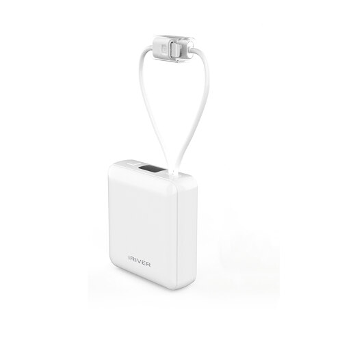 고속 미니 일체형 보조배터리 10000mAh(화이트)