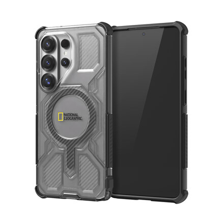 Galaxy S26 Ultra Magnetic MagSafe Rugged Armor 壳 #黑色