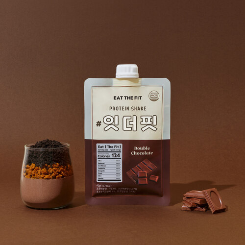 식사대용 단백질 쉐이크 한끼 파우치 1주플랜_더블초코 [7Pack]