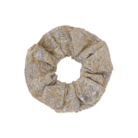 METALLIC CLOQUE SCRUNCHIE