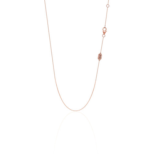 클래식 오발 체인 18K RG 42-45cm