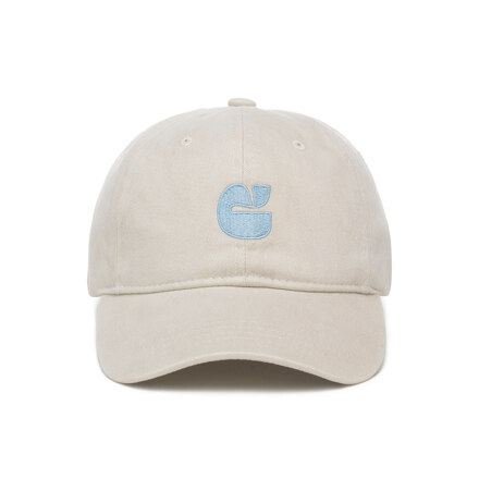New Logo Washed Cap Beige (棒球帽)