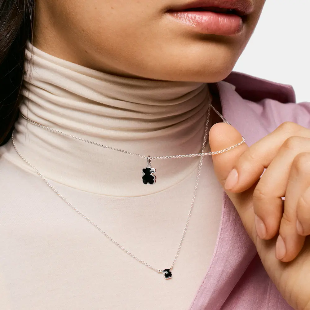 신세계인터넷면세점-토스-necklace-TOUS Silver necklace onyx bear