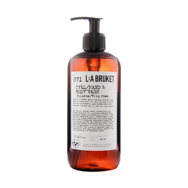 韩际新世界网上免税店-LA BRUKET-hand-Hand & Body Wash Wild Rose 450ml