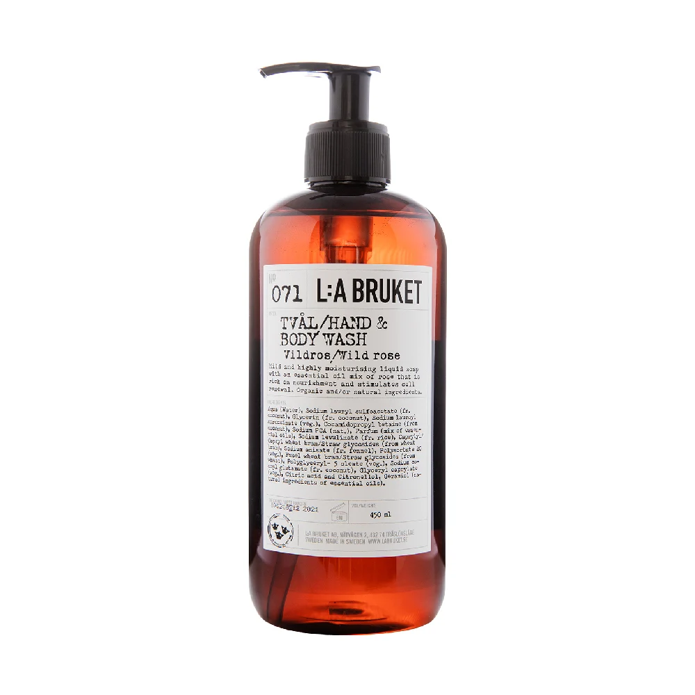 韩际新世界网上免税店-LA BRUKET-hand-Hand & Body Wash Wild Rose 450ml