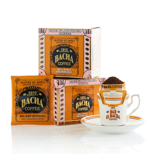 韩际新世界网上免税店-BACHACOFFEE-COFFEE-Milano Morning Coffee Bag Giftbox (12 bags)   