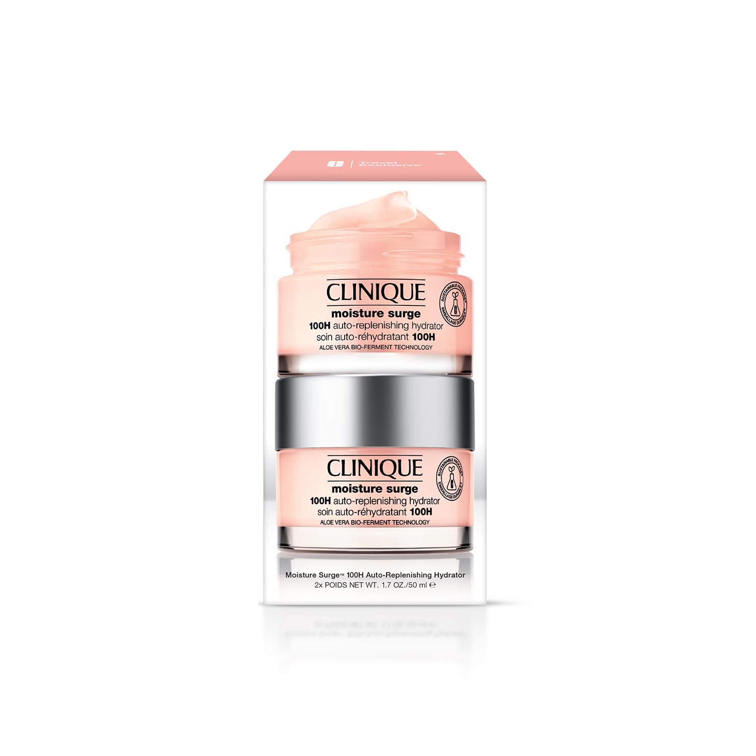 신세계인터넷면세점-크리니크-FacialCare-모이스처 서지™ 100시간 오토리플레니싱 하이드레이터 50ML 듀오