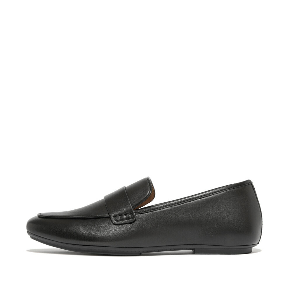 DELICATO SOFT LEATHER LOAFERS Black