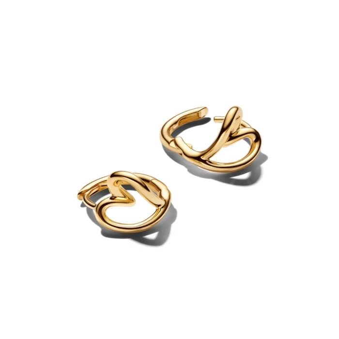 신세계인터넷면세점-판도라-earring-오가니컬리 쉐입드 하트 스몰 후프 이어링