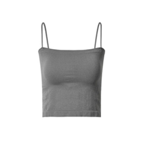 韩际新世界网上免税店-VIKINI VENDER-运动休闲-带胸垫抹胸 灰色