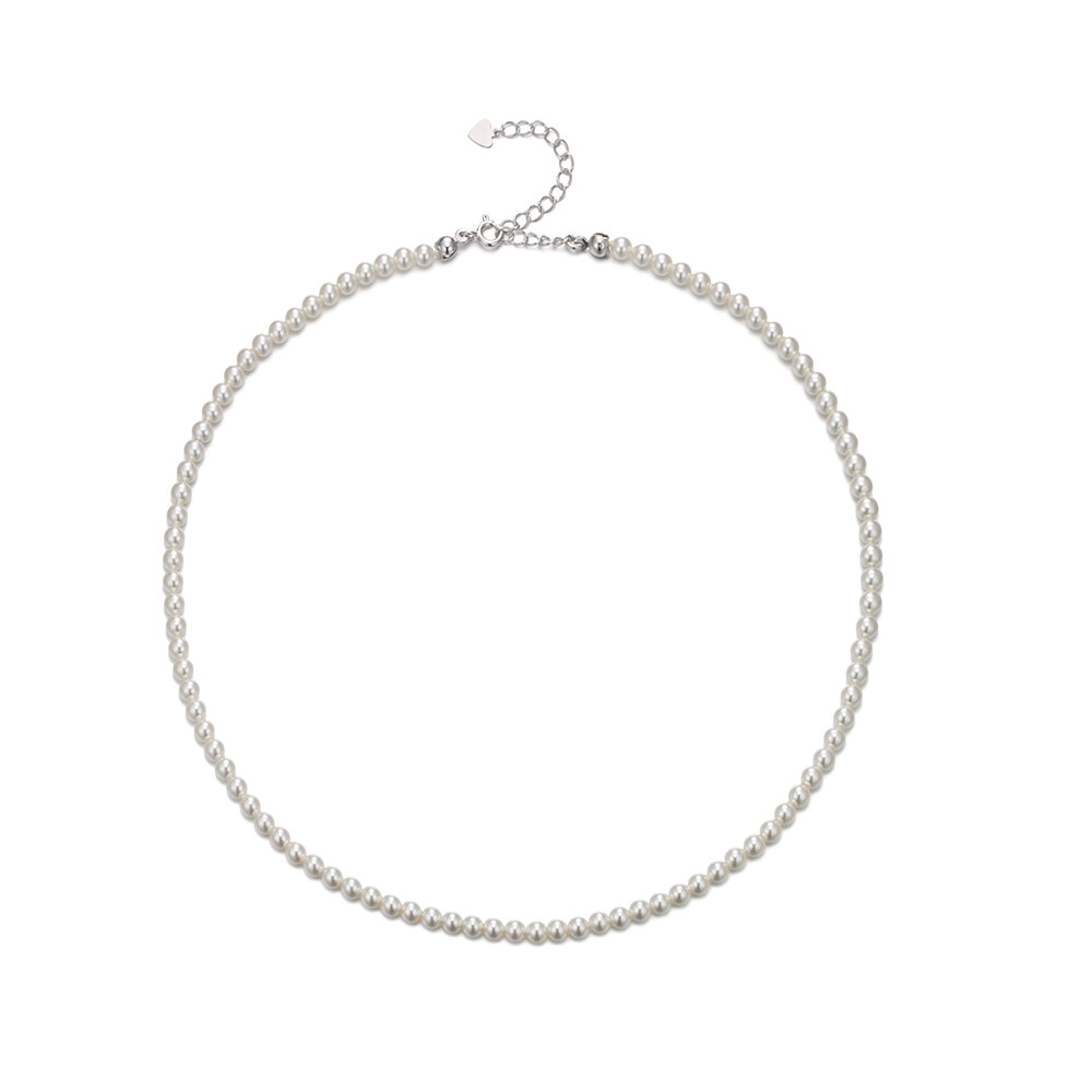SILVER PEARL NECKLACE (3MM) - HAESOO.L - | 韩际新世界免税店
