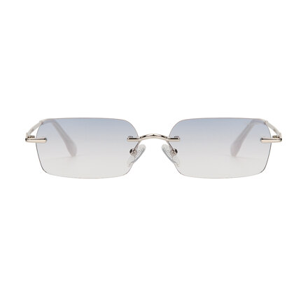 [비비 착용][2026 NEW] CAROA 4054 C2, Ice Blue Lens + Silver Frame