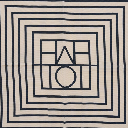 SIGNATURE MONOGRAM SILK SCARF 丝巾