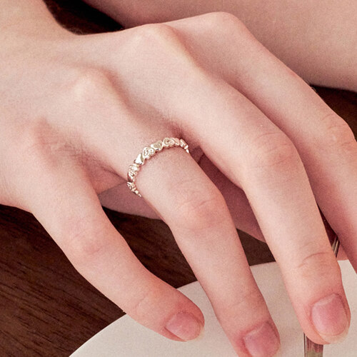 forever heart cubic ring