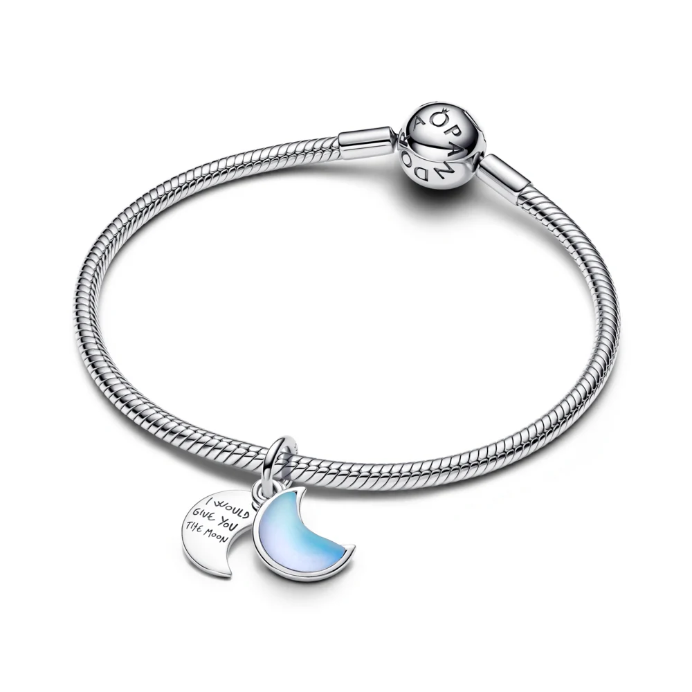 신세계인터넷면세점-판도라-bracelet-크레센트 문 더블 댕글 참
