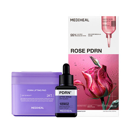 PDRN Pore Elasticity Pads + PDRN Essential Mask 10 Sheets + PDRN Pore Elasticity Serum 40ml (收缩毛孔护理套装)
