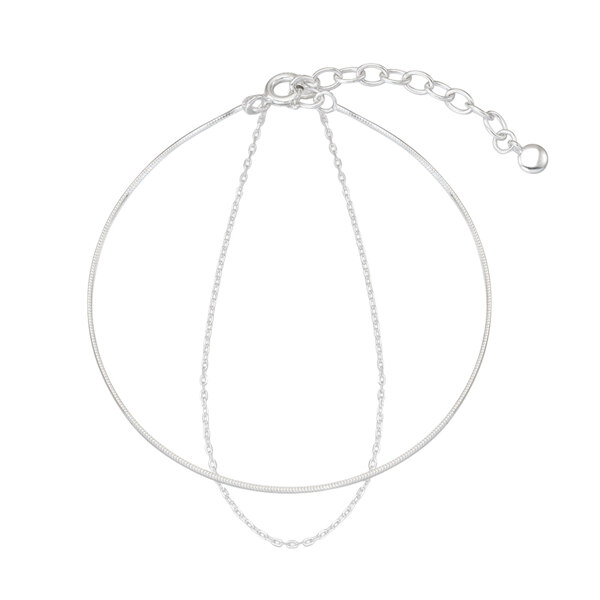 신세계인터넷면세점-이니비니-bracelet-실버 실키 투라인 팔찌