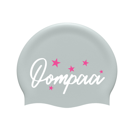 CASSIOPEIA SILVER SILICONE SWIM CAP 硅胶泳帽